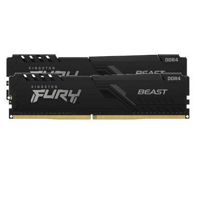 Kit 2xDimm Kingston 16GB DDR4 3200Mhz Fury Beast KF432C16BBK2-32 32G