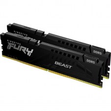 Memoria ram ddr5 32gb 2x16gb kingston - 5200 mhz - pc5 - 41600 - fury beast - cl36 - 1.25v