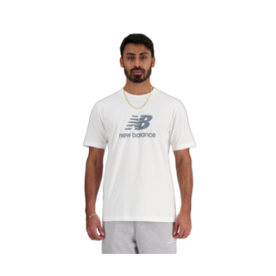 Camiseta NEW BALANCE SPORT ESSENTIALS LOGO T-SHIRT MT41502 WT Blanco