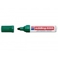 Edding 550 Rotulador Permanente - Punta Redonda - Trazo entre 3 y 4 mm. - Recargable - Secado Rapido - Color Verde
