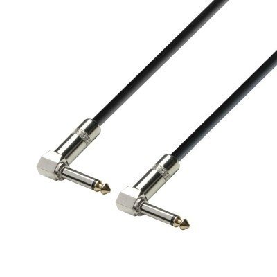 Cable JACK 6,3 Mono a JACK 6,3 Mono Acodado 0,15m