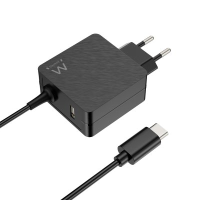 EW3979 cargador de dispositivo móvil Portátil Negro Corriente alterna Carga rápida Interior