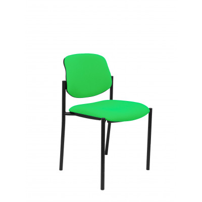 Silla fija Styl bali pistacho chasis negro