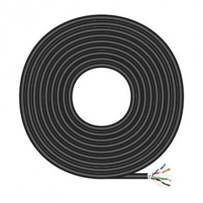 Bobina de Cable RJ45 FTP AWG24 Aisens A135-0673 Cat.6/ 100m/ Negro