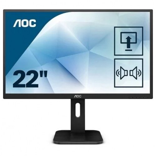 Monitor Profesional AOC 22P1D 21.5/ Full HD/ Multimedia/ Negro
