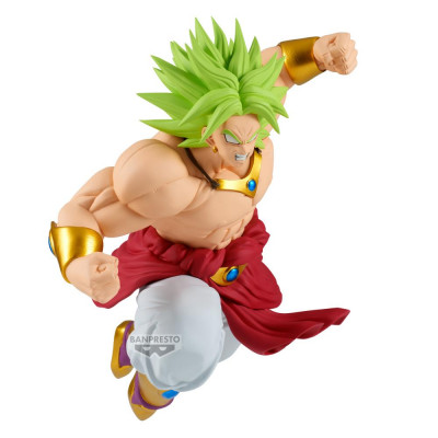 Figura banpresto dragon ball z match makers broly (vs saiyan son goku) 15cm