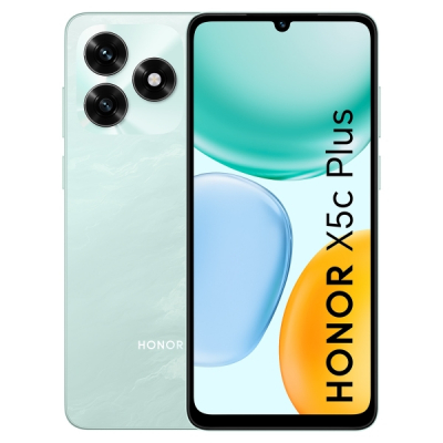 Honor X5c Plus Smartphone Pantalla 6.74 - 4+4GB - 256GB - Camara Principal 50MP - Bateria 5260mAh - Supercharge 15W - Color Azul