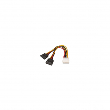 AISENS A131-0161 CABLE DUPLICADOR DE ALIMENTACION MOLEX 4PIN MACHO A 2XSATA HEMBRA 20CM