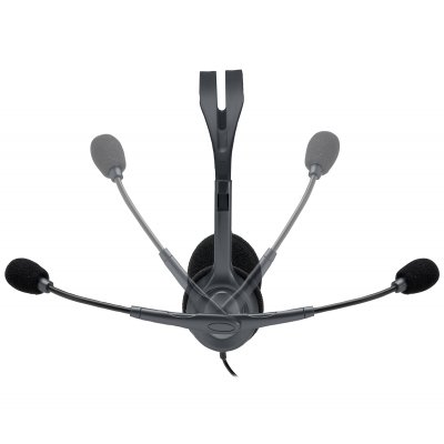 981-000593 auricular y casco Auriculares Alámbrico Diadema Oficina/Centro de llamadas Gris