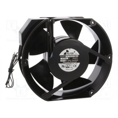 VENTILADOR 230Vac 172x150x55mm 38W 2 Cables BOLAS Fulltech