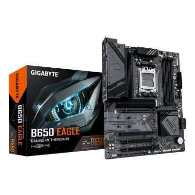 B650 EAGLE Placa base - AMD Ryzen serie 9000, VRM de 12+2+2 fases, hasta 7600 MHz DDR5 (OC), 1xPCIe 5.0 + 2xPCIe 4.0 M.2, LAN GbE, USB 3.2 Gen 2