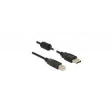 DeLOCK cable USB A, USB B, 1,5 m Negro