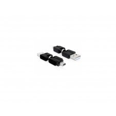 DeLOCK cable gender changer USB 2.0 A, Mini USB Negro