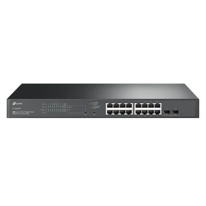 TP-Link - Omada SG2218P switch Gestionado L2/L2+ Gigabit Ethernet (10/100/1000) Energía sobre Ethernet (PoE) 1U Negro