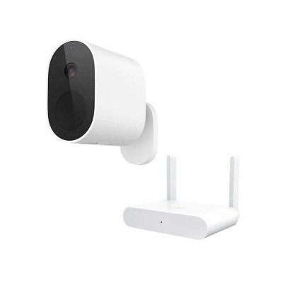 Set Cámara de Videovigilancia Xiaomi Mi Wireless Outdoor Security Camera + Gateway/ 130º/ Visión Nocturna/ Control desde APP