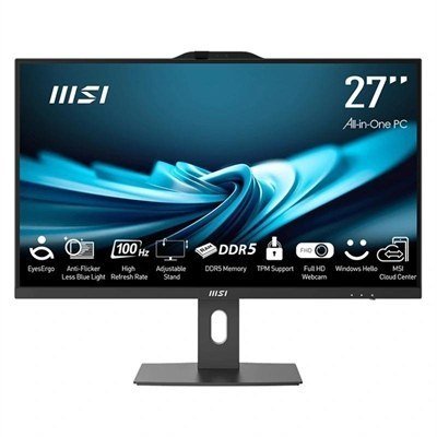 Ordenador all in one aio msi ap272p - 484es i5 - 14400 16gb 512 w11p 27pulgadas negro