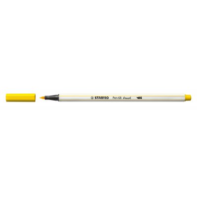 Pen 68 brush rotulador Medio Amarillo 1 pieza(s)