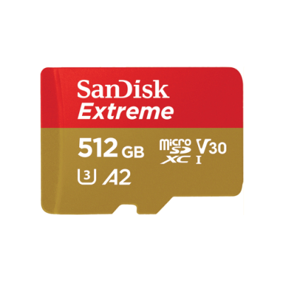 Tarjeta microSD SanDisk Extreme - 512GB | Clase V30 | Velocidad A1