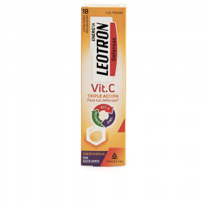 VITAMINA C triple acción comprimidos efervescentes #Naranja 18 u