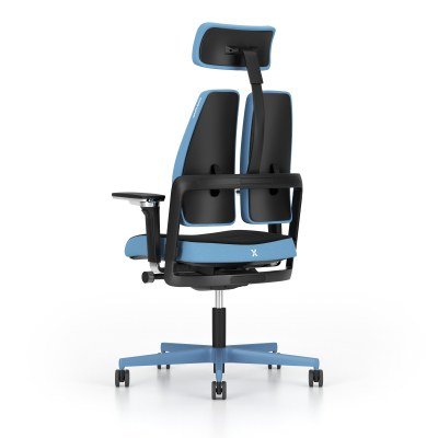Silla Xilium G Duo traslak X-move azul brazo XD cabecero 2D