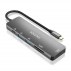 Aisens - Usb-C Dock 6 En 1, Usb-C A 1Xhdmi, 2Xusb-A, 1Xusb-C Pd 100W,