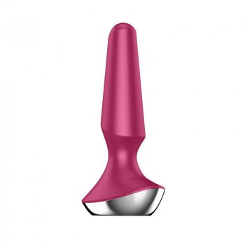 Plug-ilicious 2 Plug Anal con Vibración con Satisfyer Connect App Berry