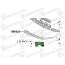MOLDURA LATERAL PARA REJILLA DELANTERA 2024- (O)