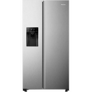 Frigorífico americano Hisense RS650N4AC2 178x91 No Frost, con dispensador, display, inox