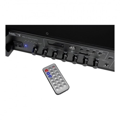 Amplificador PA 350W 6Zonas FM/USB/MIC/AUX NEXT MX350