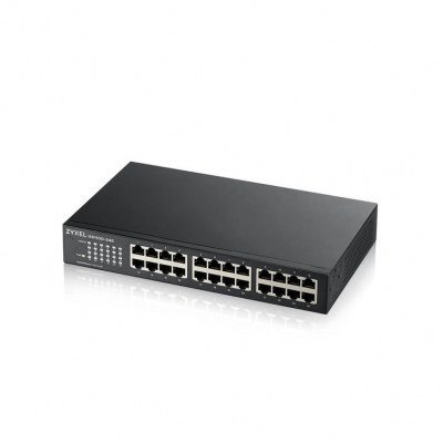 Switch 24 puertos zyxel gigabit ethernet no gestionable v3