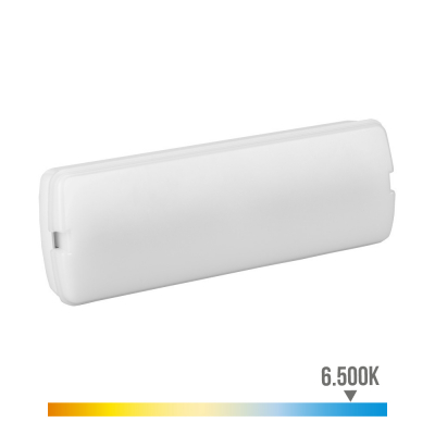 Aplique emergencia led con marco incluido 3,5 w 160 lm 24 x 4 x 8 cm