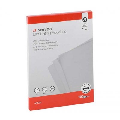 PAQ. 100 FUNDAS PLASTIFICAR A-SERIES 80MIC A5