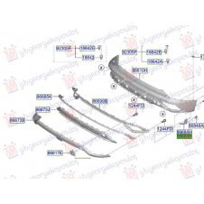 SOPORTE LATERAL PARA PARACHOQUE TRASERO(O)