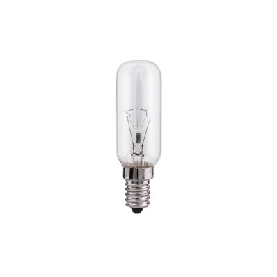 Bombilla incandescente tubular transparente 25 w e14