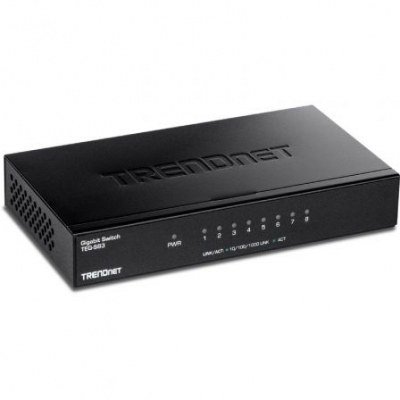 Switch TRENDnet TEG-S83 8 Puertos/ RJ-45 Gigabit 10/100/1000