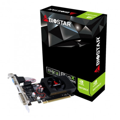 Tarjeta grafica biostar nvidia gt 730 4gb ddr3 hdmi d - sub dvi pci express 2.0