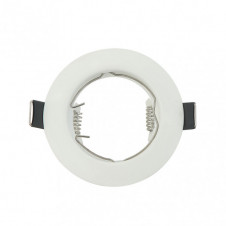 Empotrable Magura 1xgu10 Redondo Blanco Mate 2,5x8x8 Cm Corte 6 Portalamparas Incluido