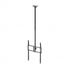 AISENS Soporte de techo Pro giratorio, inclinable, extensible y nivelable para monitor/TV vertical 80kg de 50