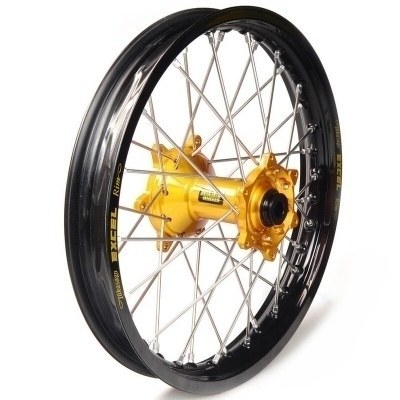 Rueda completa Haan Wheels aro negro 19-2,15 buje oro 1 16016/3/2 1 16016/3/2