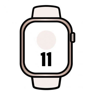 Apple Watch Series 11/ GPS/ 46mm/ Oro Rosa/ Correa Rosa rubor (S/M)