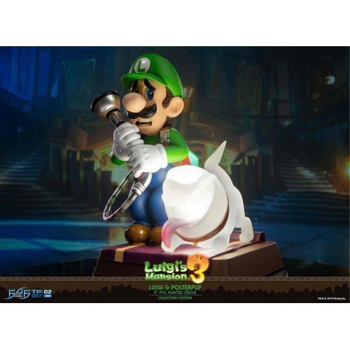 Luigi figura 25 cm collectors edition luigi's mansion 3 f4f