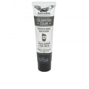 COLORATION tinte para barba y cabello #5.1-Castaño Claro 60 gr