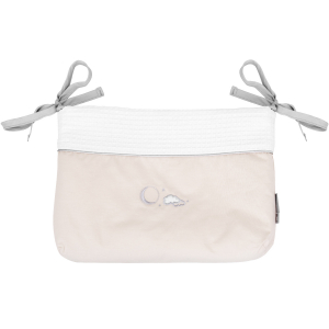 Cesta de pañales con lazos Dream Big Beige