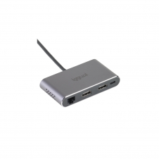 iggual Hub C 8 en 1 2xHDMI 2xUSB 2xSD RJ45 PD100W