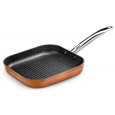 Grill Monix Copper/ Ø28cm/ Aluminio Forjado/ Apto para Inducción