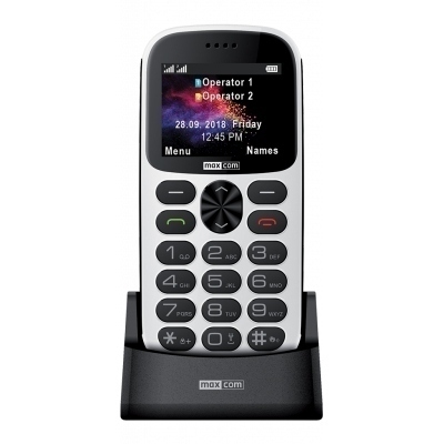 Telefono movil maxcom mm471 blanco - 2.2pulgadas - 2mpx - 2g