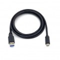 CABLE USB-A MACHO USB-C MACHO USB 3.2 2M TRANSFERENCIA 5G 3A COLOR NEGRO