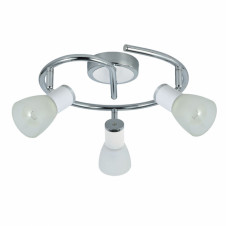 Plafon Cholo3xe14 Blanco/cromo 16x34x34 Cm