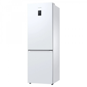 Frigorífico combi Samsung RB34C672EWW, 185.3 x 59.5 x 65.8 cm, No Frost, clase E, 254 kWh año, 35dB, 344 litros, SmartThings, WiFi, reversible, Inverter, luz LED, blanco