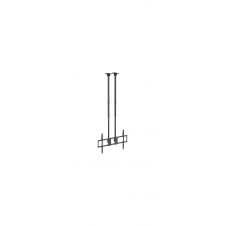 AISENS Soporte de Techo PRO Inclinable, Extensible y Nivelable para Monitor/TV 120kg de 60-120, Negro